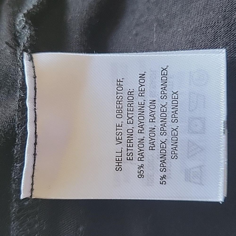 Anthropologie Akemi + Kin black sleeveless drape front blouse women's size small - Picture 11 of 13